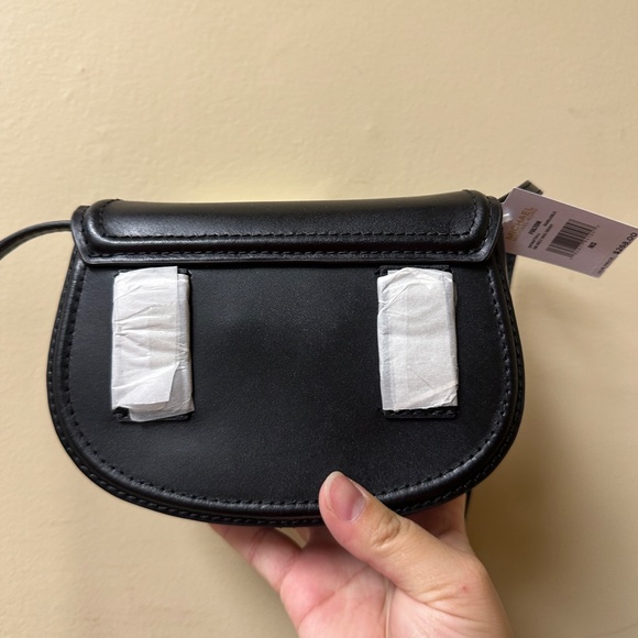 NWT! MK Michael Kors Fulton Leather Small Belt Bag Crossbody In Black 35F9GFTN1J - Picture 4 of 8
